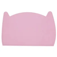 Набір дитячого посуду FreeON Kitty силіконовий килимок для годування, pink (46385)