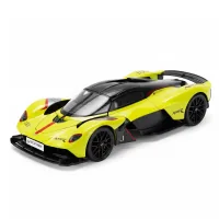TechnoDrive Aston Martin Valkyrie yellow 1:18 scale car model (250937AMVKLG)