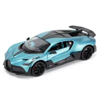 Scale model car TechnoDrive Bugatti Divo blue 1:18 (250939BDBL)