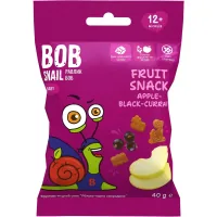 Дитячі снеки Bob Snail фруктові яблуко-чорна смородина 40 г (1740861)