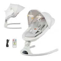 Крісло-гойдалка Kinderkraft Tulsy Beige (5902533926527)