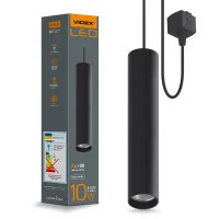 Lamp Videx LED 10W 4100K black (VL-ST-10034B)