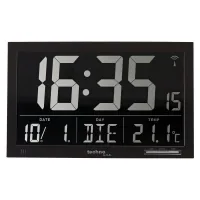Настільний годинник Technoline Black (WS8007) (DAS301207)