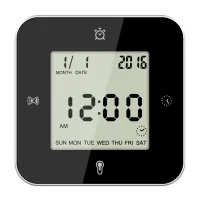 Настільний годинник Technoline WT344 Black/Silver (DAS301304)