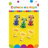 Свічка Maxi Гонки 6 шт на торт (MX624021)