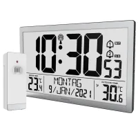 Настінний годинник Technoline WS8113 Silver (DAS302461)
