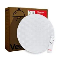 Світильник Vestum CELL зоряне небо 80W 3000K-6500К з ДК 1срібло (VS-91005)