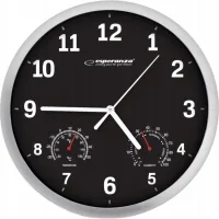 Wall clock Esperanza Wall Clock Lyon 25cm Black (EHC016K)