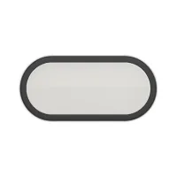Світильник ELM OVAL-12 6500 IP54 чорн. ELM (26-0018)