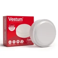 Світильник Vestum ЖКХ LED 12W круг 4500K 220V (1-VS-7102)
