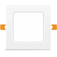 Світильник Videx LED Back вбудований квадрат 9W 5000K (VL-DLBS-095)