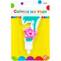 Maxi Princess "7" candle 7.62 cm high (MX622050-7)