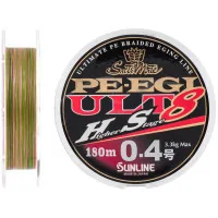 Шнур Sunline PE EGI ULT HS8 180m #0.4/0.104mm 3.3kg (1658.07.33)