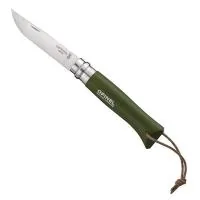 Knife Opinel No. 8 Inox VRI Trekking green, without packaging (001703)