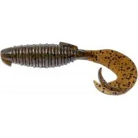 Fishing silicone Keitech Flapper Grub 4" (7 pcs/pack) ts: 101 green pumpkin pp. (1551.09.46)
