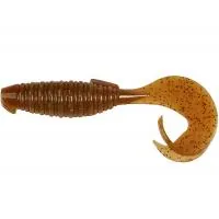 Fishing silicone Keitech Flapper Grub 4" (7 pcs/pack) ts:pal#07 motoroil red flake (1551.11.00)