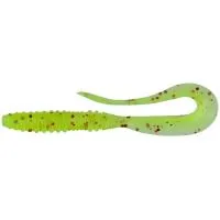 Fishing silicone Keitech Mad Wag Mini 2.5" (12 pcs/pack) ts:pal#01 chartreuseredflake (1551.07.47)