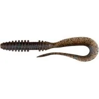 Fishing silicone Keitech Mad Wag Slim 4.5" (9 pcs/pack) ts: 207 green pumpkin pp. flk (1551.09.67)