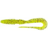 Fishing silicone Keitech Mad Wag Slim 4.5" (9 pcs/pack) ts:pal#01 chartreuseredflake (1551.09.74)