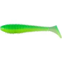 Fishing silicone Keitech Swing Impact FAT 3.8" (6 pcs/pack) ts:ea#11 limechartreuseglow (1551.07.19)