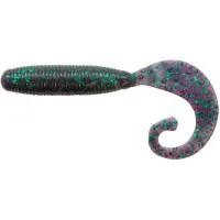 Silicone fishing Reins FAT G TAIL GRUB 2" 012 Junebug 20 pcs (1552.00.41)