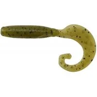 Silicone fishing Reins FAT G TAIL GRUB 3" 001 Watermelon seed 12pcs (1552.00.47)