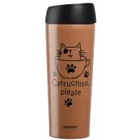 Термокружка ARDESTO Coffee Time Cat 450 мл Mocco (AR2645DMM)