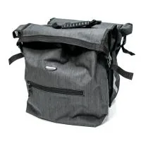 Велосумка на багажник Bravvos F-088 35x30x13 cm Grey (BIB-029)