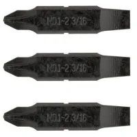Набір біт для мультитула Leatherman 3шт хрестова PHILLIPS 1-2 та плоска 3/16" (931024)