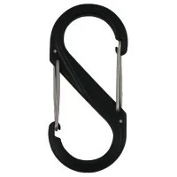 Travel carabiner Nite ize Plastic Carb S Biner Size 10 NI796 Black (4823082709403)