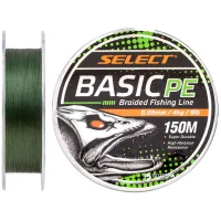 Cord Select Basic PE 150m Dark Green 0.10mm 10lb/4.8kg (1870.18.21)