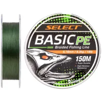 Cord Select Basic PE 150m Dark Green 0.16mm 18lb/8.3kg (1870.18.24)