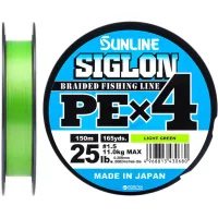 Cord Sunline Siglon PE n4 150m 1.5/0.209mm 25lb/11.0kg Light Green (1658.09.08)