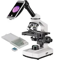 Microscope Bresser Erudit Basic Mono 40x-400x with smartphone adapter + case (922745)