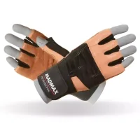 Gloves for fitness MadMax MFG-269 Professional Brown L (MFG-269-Brown_L)