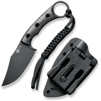 Ніж Civivi Midwatch Black Blade Dark Micarta (C20059B-1)