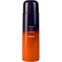Термос Magio 1032 0.75 л Чорно-помаранчевий (MG-1032G)
