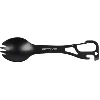 Ложка-виделка туристична Active Taller Black (GHKS001-H)