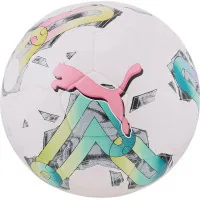М'яч футбольний Puma Orbita 5 TB Hardground Уні 5 Білий / Рожевий / Мультиколор (4065449745024)