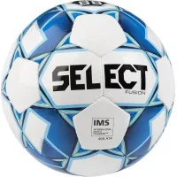 М'яч футбольний Select Fusion IMS біло-блакитний Уні 3 (5703543226412)