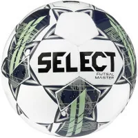 М'яч футзальний Select Master v22 біло-зелений Уні 4 (5703543298334)