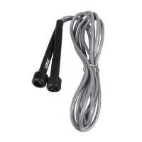 Скакалка LiveUp PVC Jump Rope LS3115-g в тубусі чорний/сірий 275x0.5см (6951376100655)