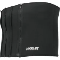 Пояс для схуднення LiveUp Zipper Slim Belt (94-84)x27.5см чорний LS3039A (6951376126105)