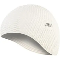 Swimming cap Aqua Speed Bombastic 104-5 white Woman OSFM (5908217645548)