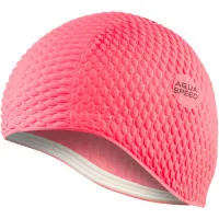 Swimming cap Aqua Speed Bombastic Junior 9880 pink Child OSFM (5908217698803)