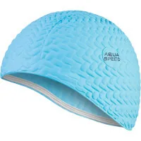 Swimming cap Aqua Speed Bombastic Tic-Tac 5715 117-02 light blue Woman OSFM (5908217657152)