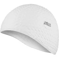 Swimming cap Aqua Speed Bombastic Tic-Tac 5717 117-05 white Woman OSFM (5908217657176)