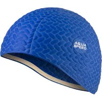 Swimming cap Aqua Speed Bombastic Tic-Tac 5720 117-10 blue Women OSFM (5908217657206)