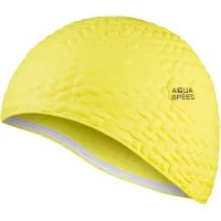Swimming cap Aqua Speed Bombastic Tic-Tac 5722 117-18 yellow Women OSFM (5908217657220)