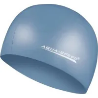 Swimming cap Aqua Speed Mega 100-22 blue metallic Uni OSFM (5908217635525)